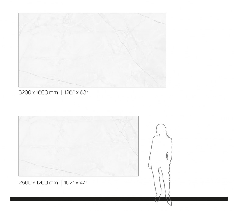 Sizes Porcelain Sintered Stone